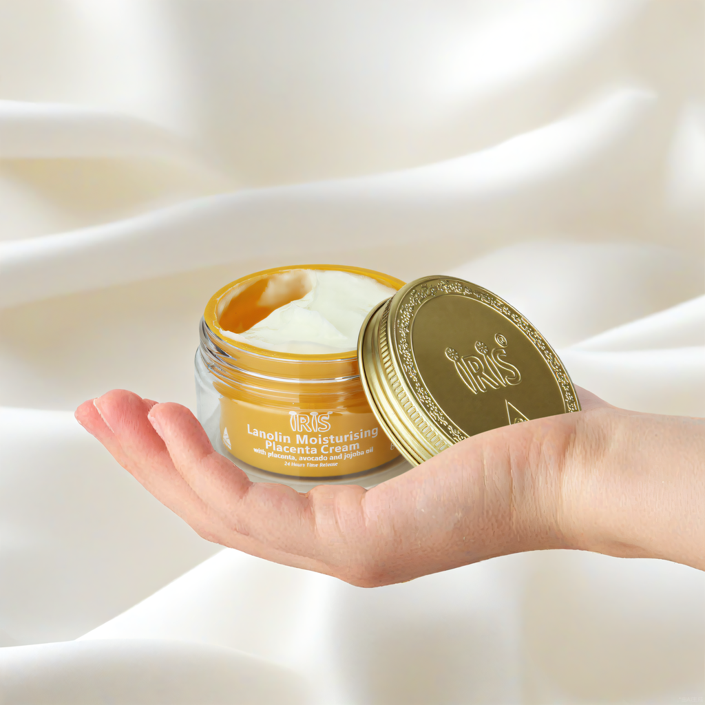 Iris Advanced Hydrating Sheep Placenta Cream with Sheep Oil Brightening and Moisturizing Foundation Hydrating and Fading Spots