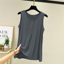 Summer Outer Wear Loose Vest Women's Summer Large Size Inner Wear Sleeveless T-Shirt Top Thin Base Shirt