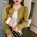 Cardigan knitted coat women's spring and autumn outer wear thin sweater spring black long sleeve autumn and winter top