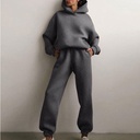Explosions Women's Spring Hooded Sweat Set Casual Fashion Sports Pants Two-piece Set