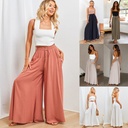 spring and summer casual wide-leg popular loose casual fashion trousers for women