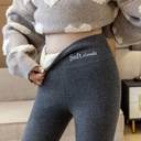 Lamb fleece leggings women's autumn and winter plus velvet padded outer wear high waist leggings warm bottoming cotton pants