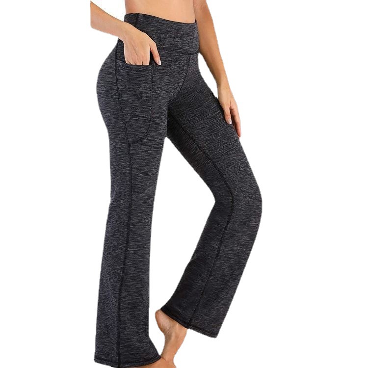 Yiwu ladies high waist wide leg pants can be worn fashion fashion yoga wide leg pants XY452