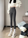 Extra thick 800g lambswool leggings women's winter fleece-lined thick outer wear high waist one-piece plus size warm cotton pants