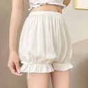 Safety Pants Women's Summer Thin Anti-glare jk Outer Wearing White Loose Lantern Pants Insurance Bottoming Shorts