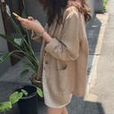 Early spring South Korea Internet celebrity suit jacket women's Korean-style loose small suit British style