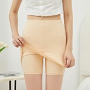 anti-light thin women's summer non-curling safety pants compartment seamless shielding outerwear double shorts leggings