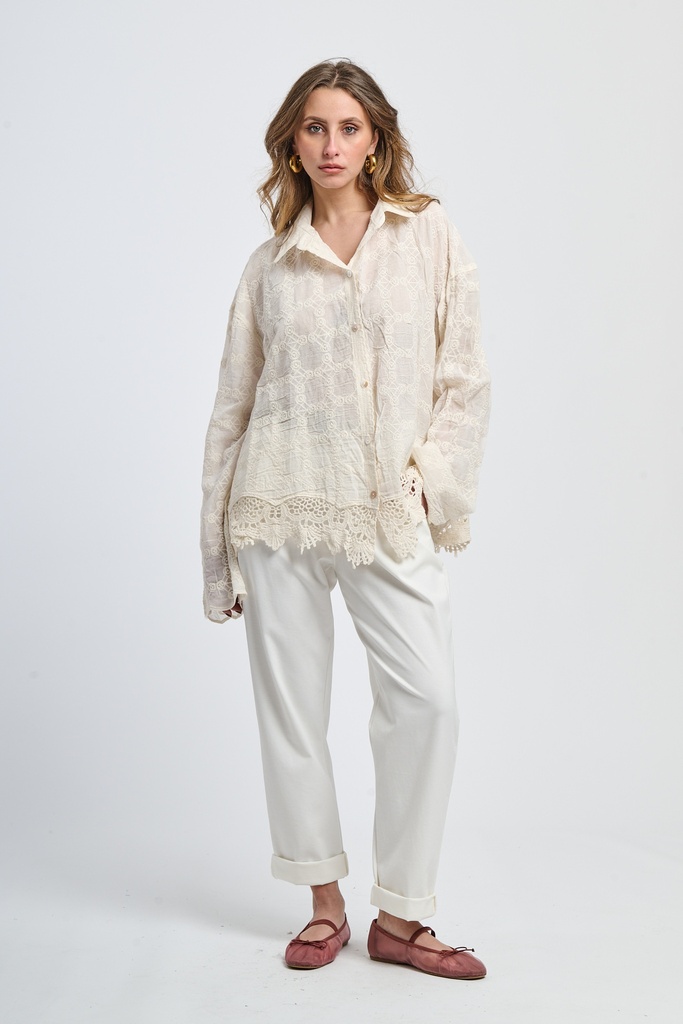 [14735425_4414] Shirt — Beige