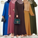 Loriya Middle East Dubai Turkey multi-color plus size women's dress LR593