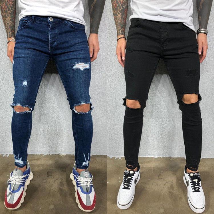 men's ripped stretch skinny jeans ripped