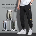 Trendy Harlan Cargo Pants Men's Spring and Autumn ins Loose Leg Trousers Functional Casual Student Plus Size Pants