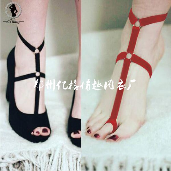 sexy lingerie lace-up lingerie seductive nightclub sexy socks sexy foot cover B372