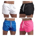 Men's Fashion Beach Shorts Polyester Multicolor Sports Triple Shorts for Men