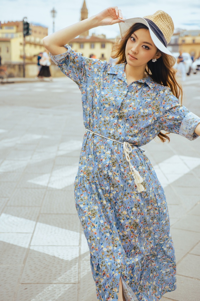 [10227838_5232] Dress — Light Blue