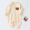 born Baby Clothes Spring and Autumn Pure Cotton Boneless Long-Sleeved Pajamas Autumn born Hare Baby Jumpsuit Winter