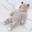 Baby Jumpsuit Autumn and Winter Baby Thickened Warm Climbing Clothes born Cotton Clothes Baby Clothes Fleece