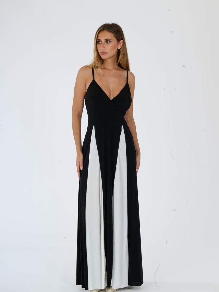 [10694922_5467] Dress — Black & White