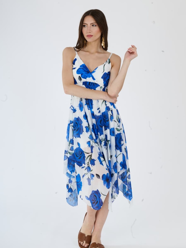 [10777819_5471] Dress — Cobalt Blue