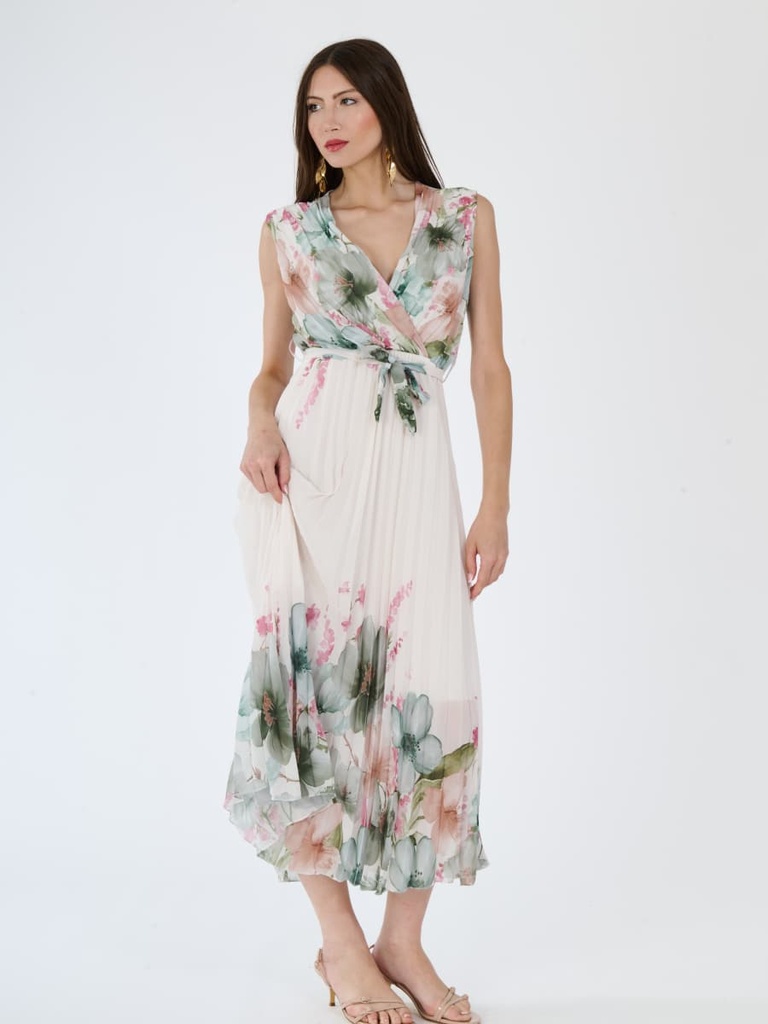 [5-21361388_5477] Occasion Dress — Multicolour (37928) (Sage)