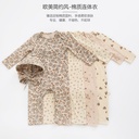 2024 Spring and Autumn New European and American Baby jumpsuit Infant Long Sleeve Cotton Climbing Suit for Boys and Girls Baby Outer Wear
