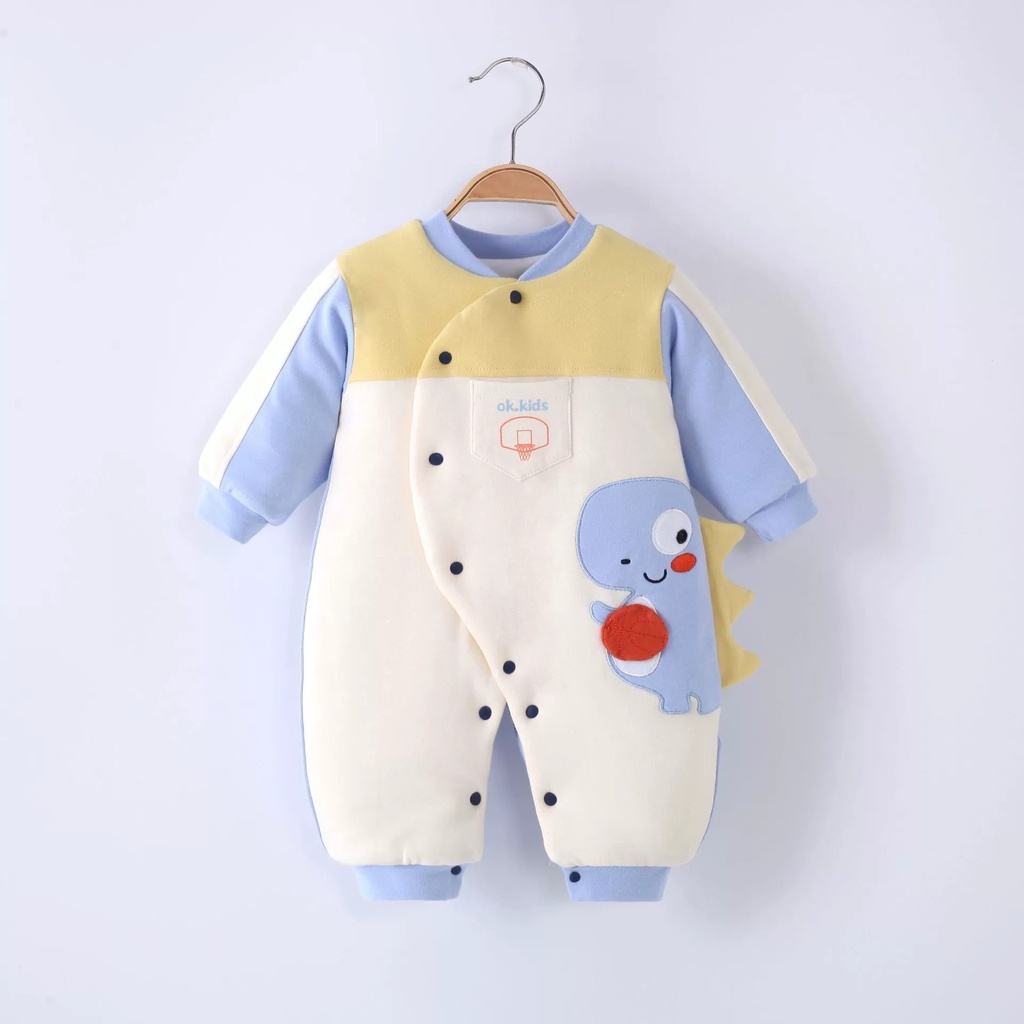 born Baby's jumpsuit Autumn and Winter born Baby's Monk Clothes Cotton Warm Hare Clothes Baby Clothes Spring and Autumn Category a