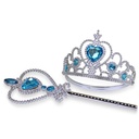 Ice and Snow Jewelry Crown Magic Wand Wig Gloves Snowflake Cloak Ice and Snow Clothes Matching Jewelry