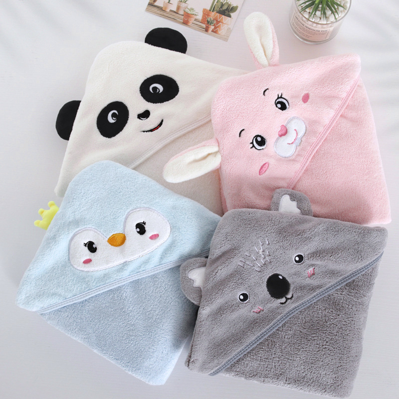 Baby quilts Children's bags Cartoon blankets Spring and summer born Air-conditioning quilts born baby swaddling bath towels