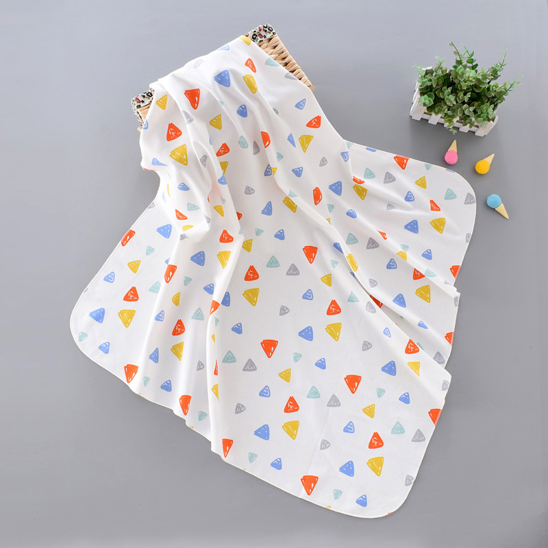 Baby quilt Four Seasons combed cotton packing sheet born supplies packing sheet towel outing blanket