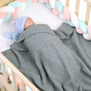 ins Knitted Blanket for Boys and Girls Baby Windproof Cover