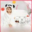 Spring explosions baby bath towel holding quilt class a bamboo fiber coated born baby baby bathrobe Cape