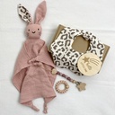 Hot-selling Ambient Towel Wash Gift Box born Gift Box Rabbit Ambient Towel Silicone Bite Ring Set Gift Box