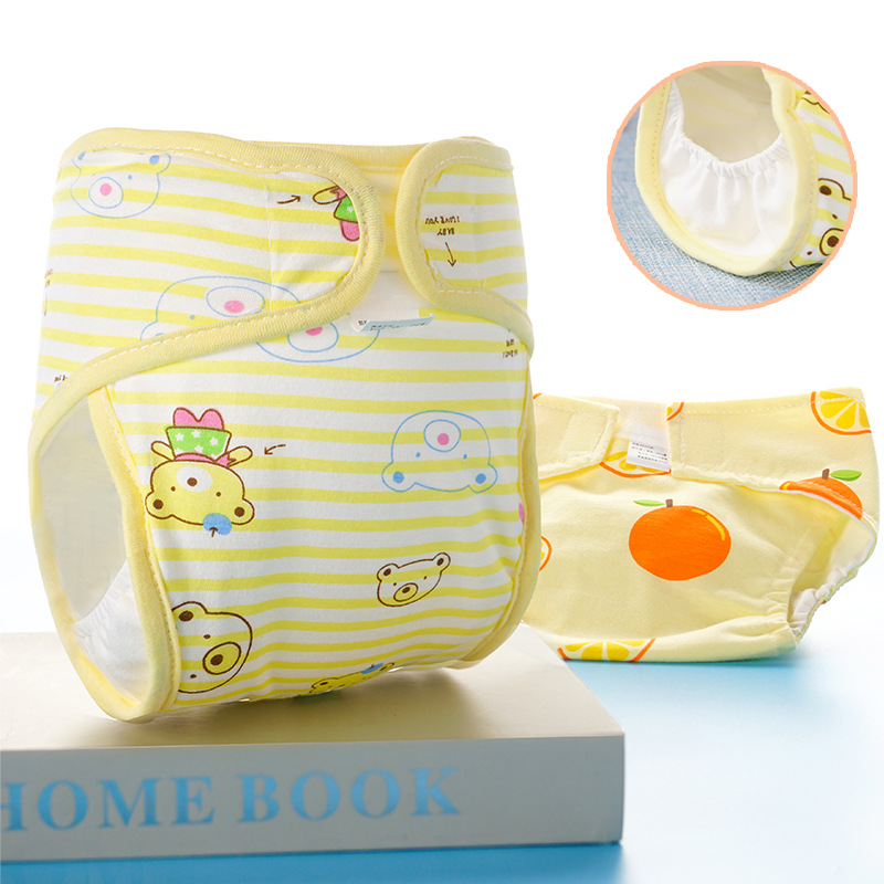 Baby Diaper Cartoon Diaper born Cotton Composite Waterproof Layer Diaper Baby Diaper Bag Washable