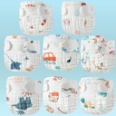 Gauze diaper factory direct supply baby urine meson born diapers cotton washable baby diaper pants summer