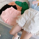 Girls' shorts summer medium and large children Denim color shorts factory 3-12 years old outdoor fashionable children's pants