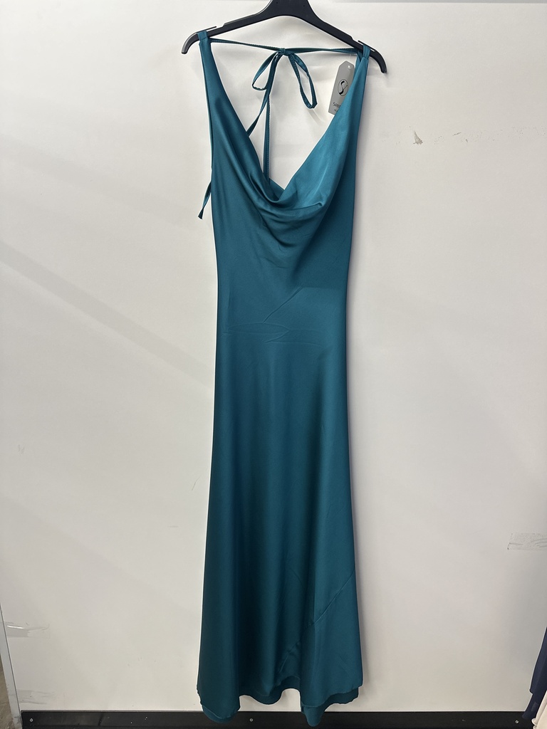[5-21840148_5842] Occasion Dress — Multicolour (6787) (Teal)