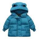 Children's Down Cotton-padded Jacket Boys' Fleece-lined Thickened Cotton-padded Jacket Girls' Korean Style Winter Warm Western Style Coat