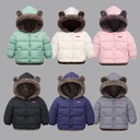 children's cashmere cotton-padded coat boys' down cotton-padded coat girls' cotton-padded coat baby thickened children's clothing coat