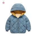 Autumn and Winter Children's cotton-padded coat men's and women's thickened hooded coat Korean-style children's down cotton-padded coat short children's clothing