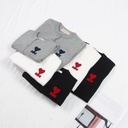 Year Love Parent-Child Clothes Parent-Child Cardigan Jacket Knitted Children's Cotton Sweater mini Love Knitted Sweater