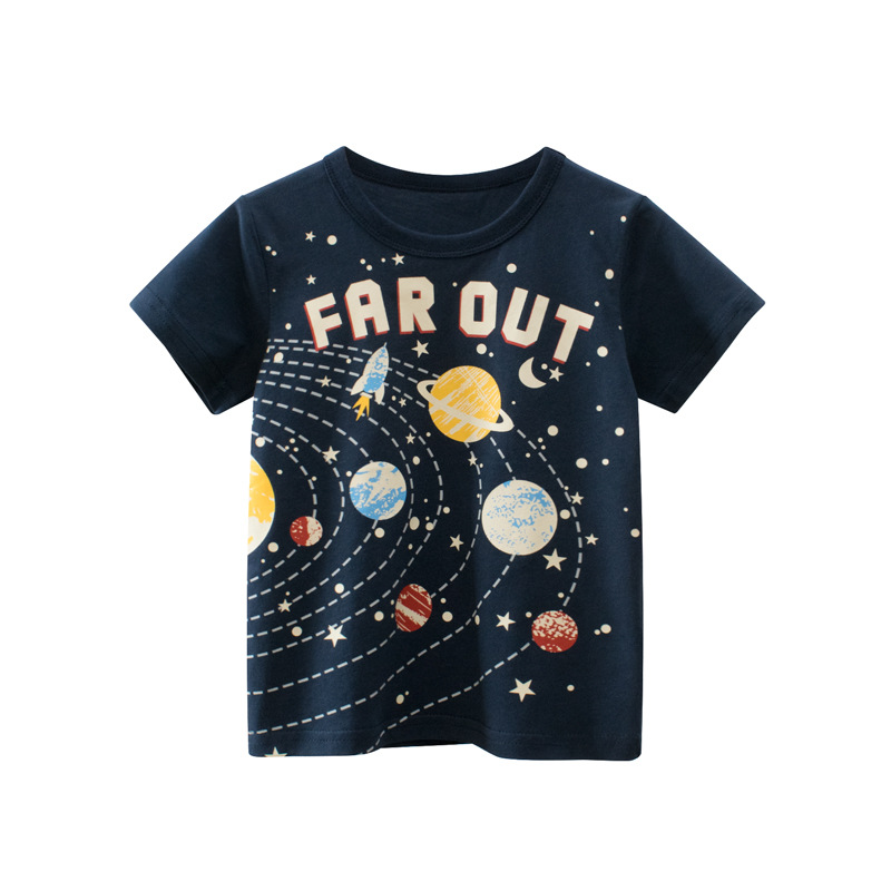 27kids European and American children's clothing summer new boys short sleeve T-Shirt wholesale baby clothes manufacturers a consignment