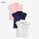 Little maven children's T-shirt children's clothing Summer Children's top lapel cotton children's T-shirt