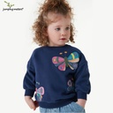 supply of autumn girls' sweater -style cartoon embroidery Children's sweater cute