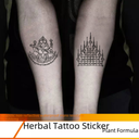 Thai Spur Chun Juice Tattoo Sticker Herbal Semi-Permanent Waterproof Lasting Star Scripture Buddha Totem Tattoo Sticker
