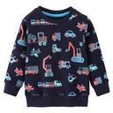 style children's clothing autumn and winter cotton long sleeve boy's sweater top children's long sleeve Terry sweater children's clothing