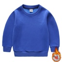 autumn and winter children's sweater Western style pullover large children's velvet padded warm winter coat