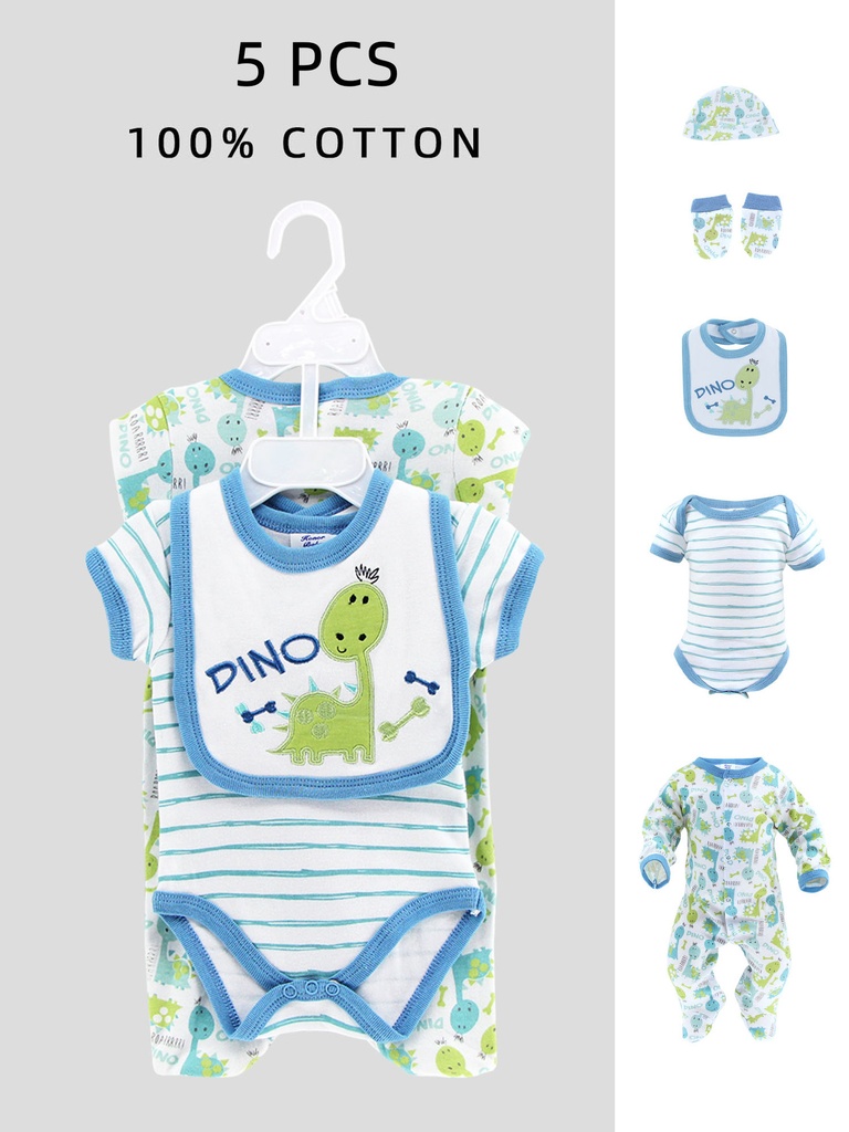 new baby suit split clothes newborn full moon baby four seasons one-piece pajamas European and American clothing