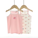 children's vest Lycra Cotton stretch girls' camisole two-piece set women's treasure Four Seasons wearable bottoming vest