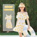 Children's Swimwear Girls' Big Girl's One-piece Cute Sweet Girl's Sunscreen Quick-drying Hot Spring Swimwear