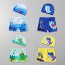 swimwear children's swimming trunks comfortable cute boy swimwear Korean printed beach boxer swimming trunks