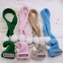 DIY spot night light small scarf knitted wool material Christmas scarf creative holiday decorative gifts